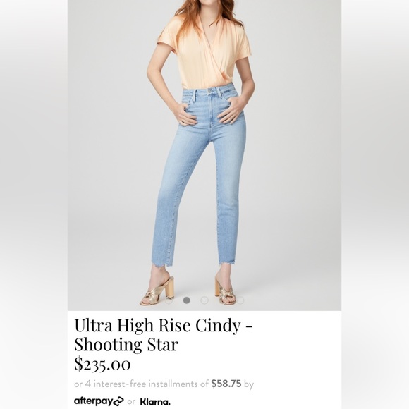 Paige Ultra High Rise Cindy Jean NEW - Picture 5 of 5